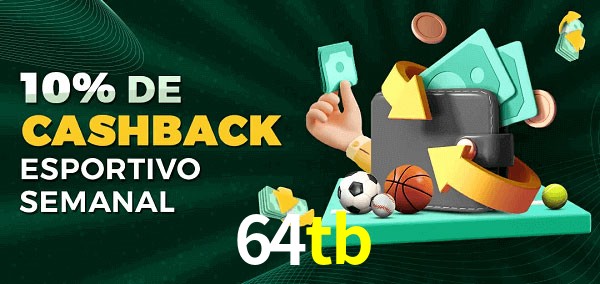 10% de bônus de cashback na 64tb